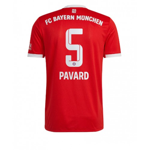 Fotbalové Dres Bayern Munich Benjamin Pavard #5 Domácí 2022-23 Krátký Rukáv